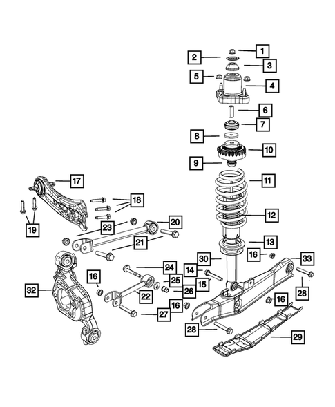 Rear Suspension for 2007 Chrysler Sebring #0