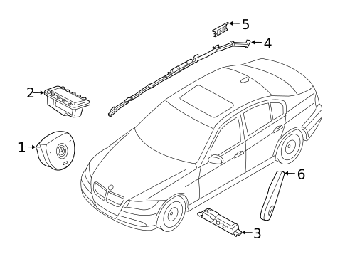 Air Bag Components for 2017 BMW 340i #0