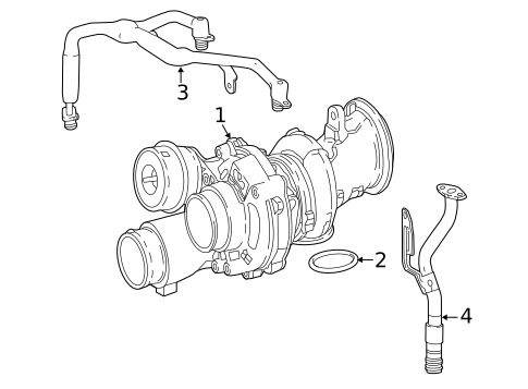 Turbocharger & Components for 2021 Mercedes-Benz S63 AMG #0
