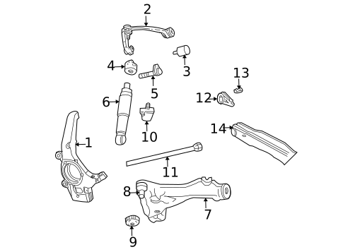 Suspension Components for 1998 Ford F-150 #1