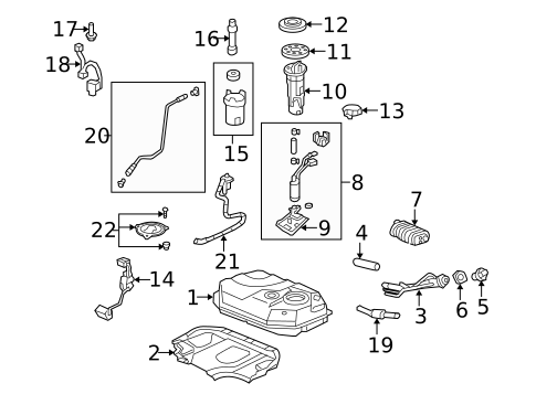 Fuel System Components for 2007 Honda S2000 #0