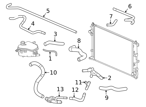 Hoses & Lines for 2018 Honda Civic #0