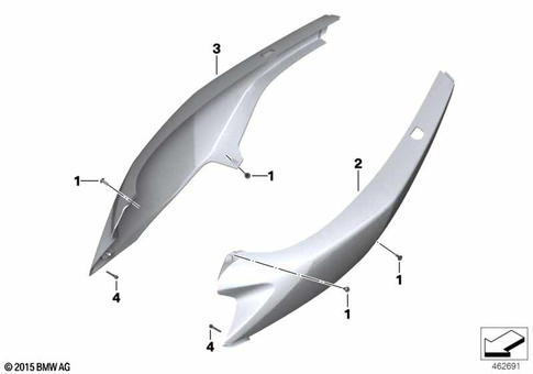 Motorcycle Trim Section, Windshield for 2019 BMW-Motorrad C 650 Sport #20