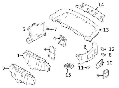 Interior Trim - Quarter Panels for 2019 Land Rover Range Rover Evoque #0