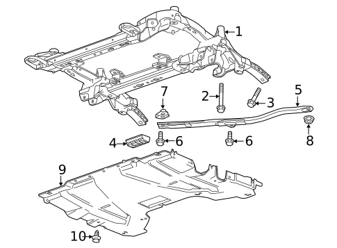 Suspension Mounting for 2022 Chevrolet Camaro #2