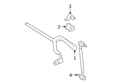 Stabilizer Bar & Components for 2008 Toyota Corolla #0