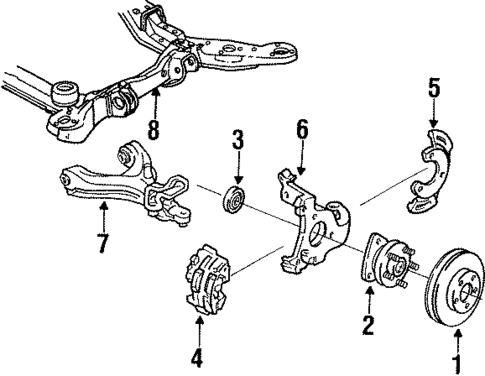Suspension Components for 1996 Oldsmobile 98 #1