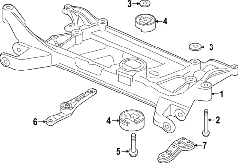 Suspension Mounting for 2023 Audi RS3 #0