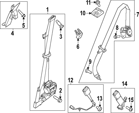 Seat Belt for 2023 Ford F-250 Super Duty #0