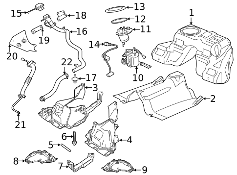 Fuel System Components for 2020 Jaguar F-Type #0