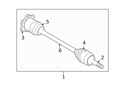 Drive Axles for 2011 INFINITI G25 #1