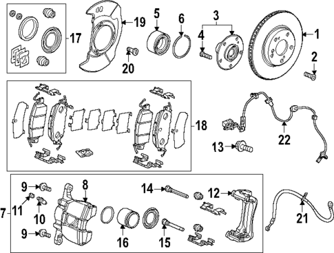 Front Brakes for 2025 Honda Civic #1