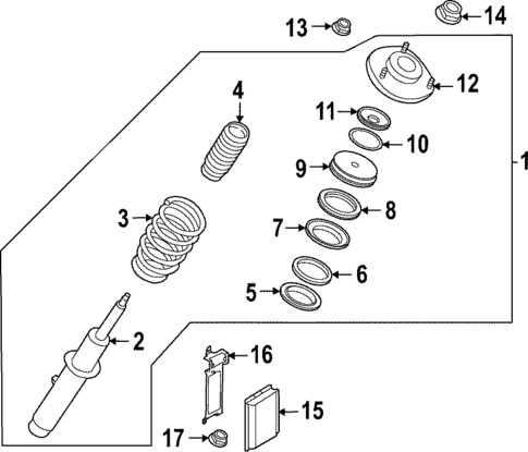 Struts & Components for 2025 Porsche 718 Cayman #0