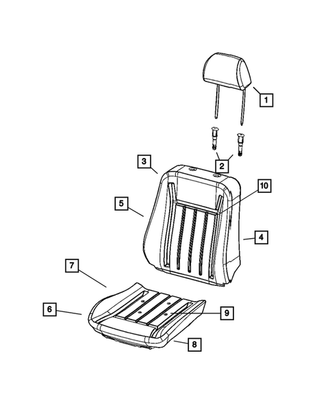 Front Seats - First Row for 2010 Chrysler 300 #9