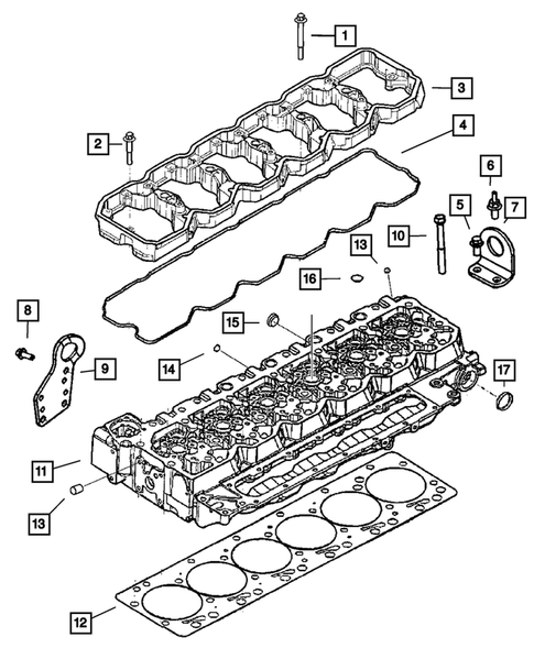 Cylinder Head for 2008 Dodge Ram 3500 #0