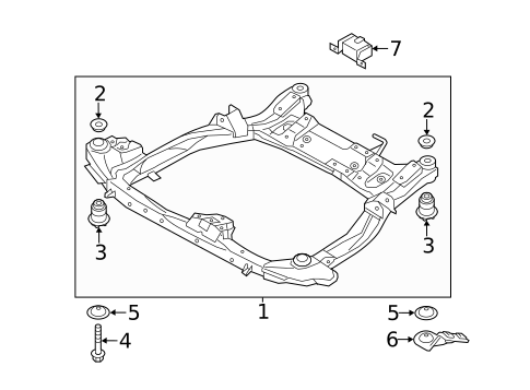 Suspension Mounting for 2012 Hyundai Sonata #0