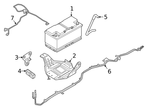 Battery for 2021 BMW 750i xDrive #1