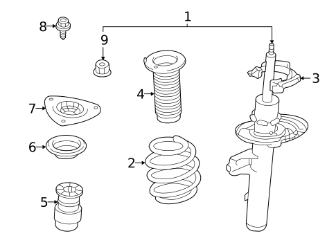 Struts & Components for 2023 Nissan Rogue #0