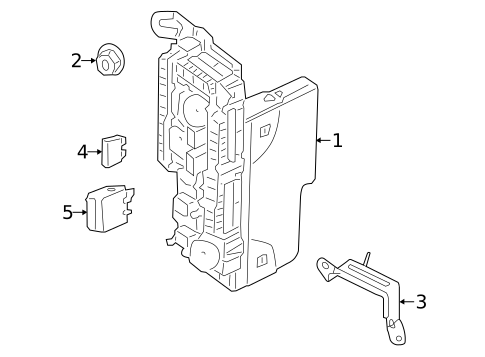 Fuse & Relay for 2014 Mercedes-Benz E350 #1
