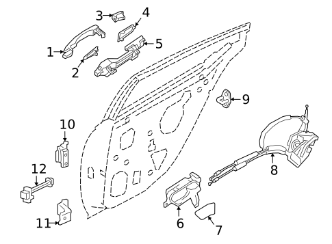 Rear Door for 2023 Nissan Altima #0