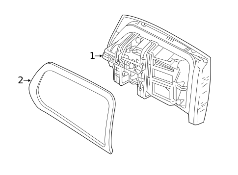Tail Lamps for 2020 Mercedes-Benz GLC43 AMG #3