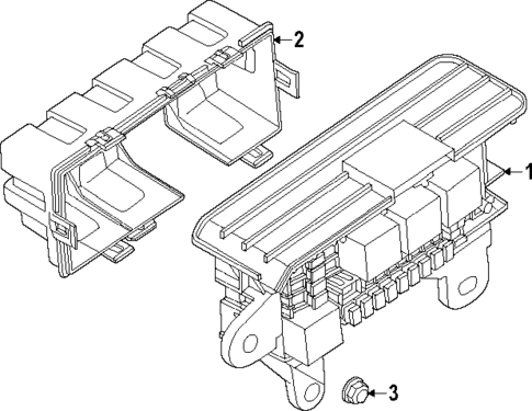 Fuse & Relay for 2025 Volvo EX30 #1