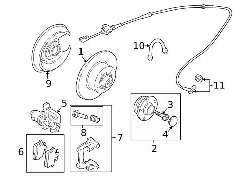 Rear Brakes for 2005 Audi A4 #0