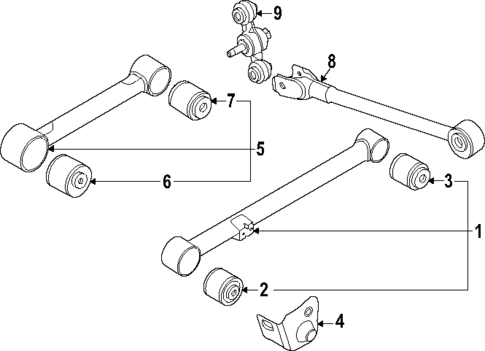 Rear Suspension for 2025 Ford Ranger #1