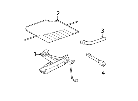 Jack & Components for 2006 Mercedes-Benz CLS55 AMG #0