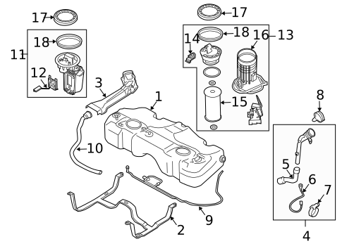 Fuel System Components for 2005 Mini Cooper #0