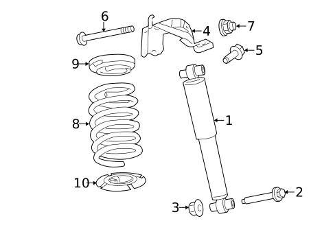 Shocks & Components for 2012 Ford Fusion #0