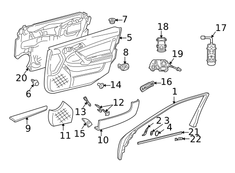 Tracks & Components for 2005 Mercedes-Benz C320 #2