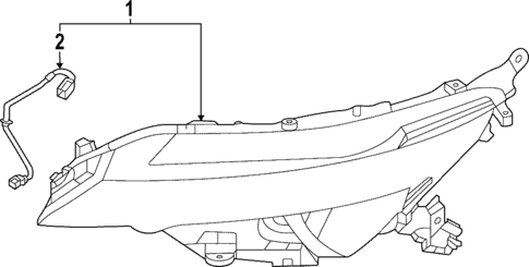 Headlamp Components for 2023 Nissan ARIYA #0