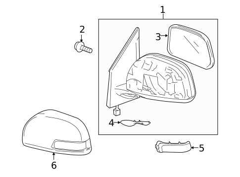 Outside Mirrors for 2009 Toyota RAV4 #0