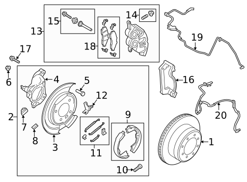 Drums & Rotors for 2017 Ford F-350 Super Duty #2