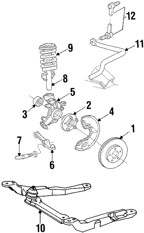 Suspension Components for 1991 Mercury Sable #1