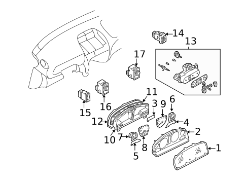 Controls for 2000 Nissan Sentra #0