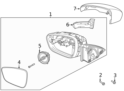 Mirrors for 2022 Ford Escape #1
