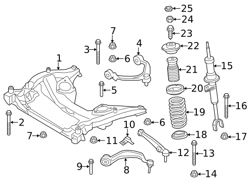 Suspension Components for 2011 BMW 550i GT #0