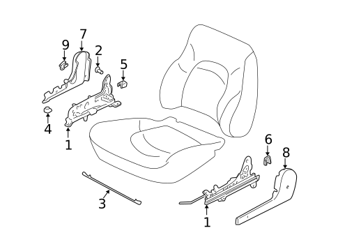Tracks & Components for 2003 Hyundai Sonata #0