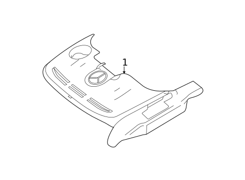 Engine Appearance Cover for 2016 Mercedes-Benz SLK 350 #0