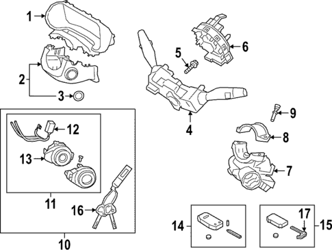Ignition Lock for 2019 Kia Forte #0