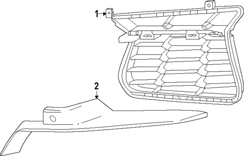 Grille & Components for 2023 Chevrolet Corvette #0