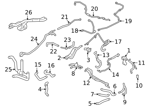 Hoses & Lines for 2019 Audi RS5 Sportback #0