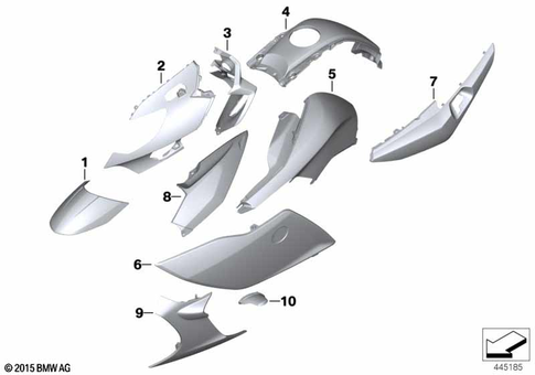 Painted Parts for 2012 BMW-Motorrad K 1600 GT #1