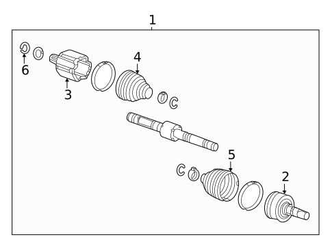 Drive Axles for 2022 Chevrolet Bolt EUV #0