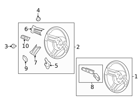 Switches, Solenoids & Actuators for 2011 Ford Mustang #1