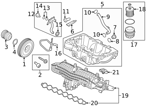 Engine Parts for 2019 Volvo XC90 #6