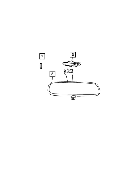 Glass and Interior Rearview Mirror for 2024 Jeep Gladiator #4