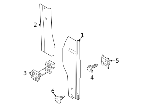 Interior Trim - Side Panel for 2021 Ram ProMaster 1500 #2